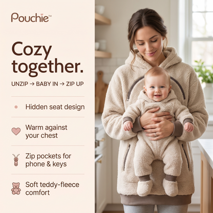 Pouchie™ – Baby Carrier Hoodie