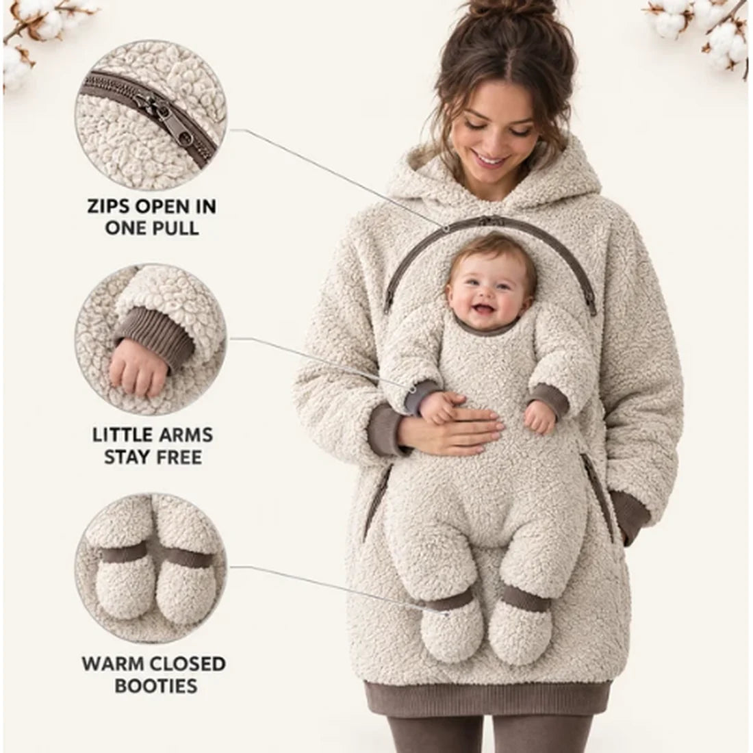Pouchie™ – Baby Carrier Hoodie